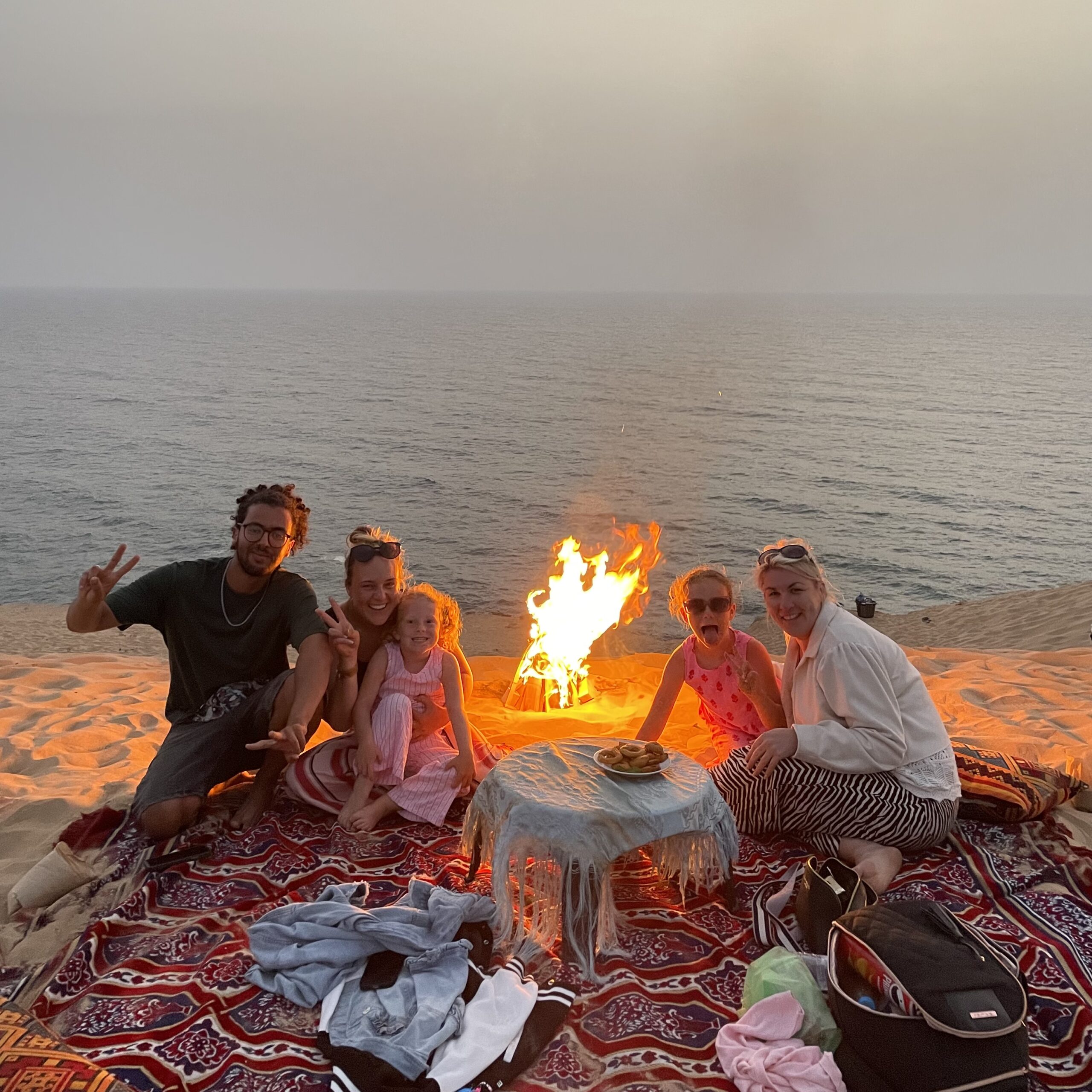 Moroccan mint tea ceremony in Timlalin desert near Agadir Morocco