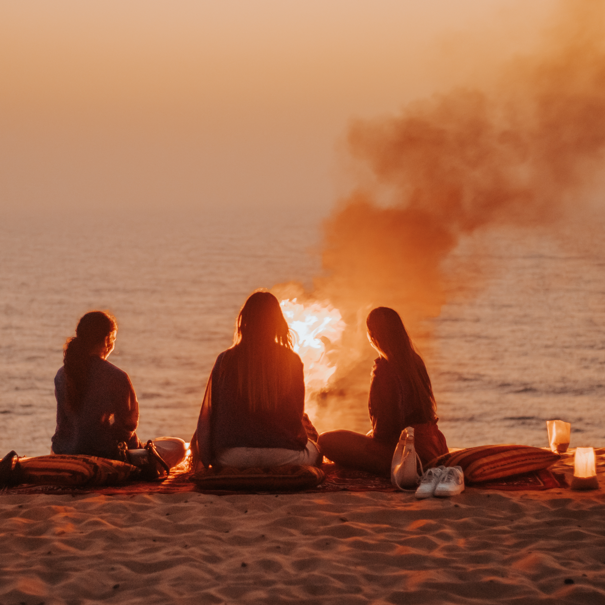 Moroccan mint tea ceremony in Timlalin desert near Agadir Morocco