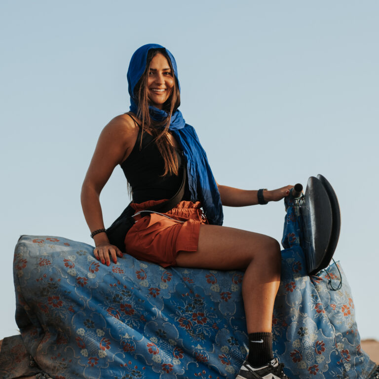 Home Camel ride in Timlalin dunes