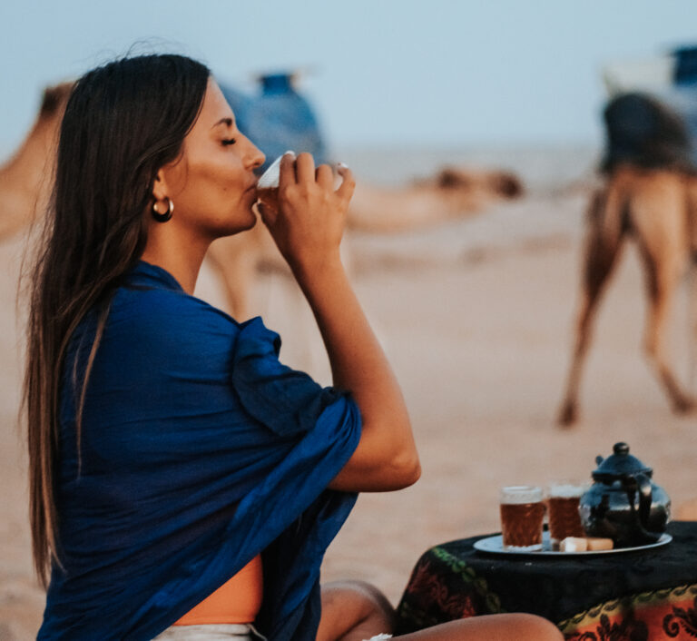 Home Tea picnic on the dunes of timlalin